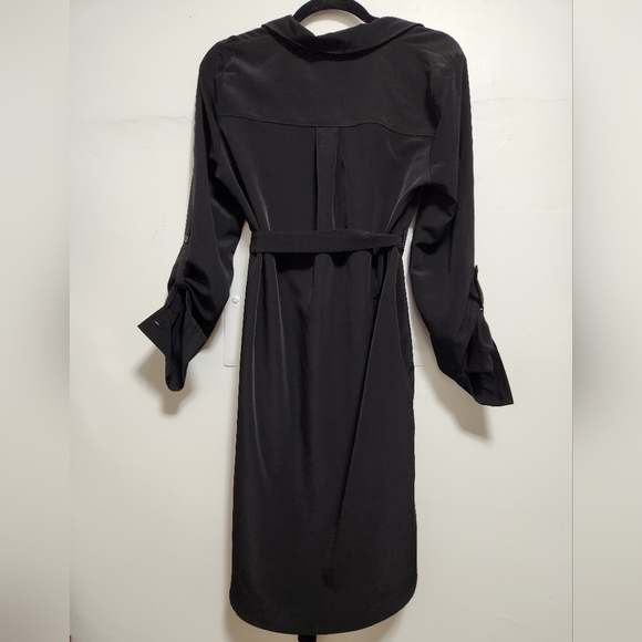 MOTHERHOOD MATERNITY Size Med Black Dress. EUC long sleeve - Picture 2 of 2